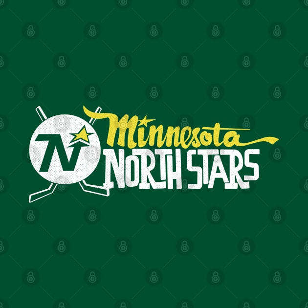 Classic Minnesota North Stars Hockey by LocalZonly