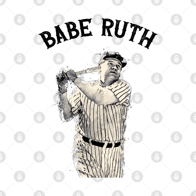 Babe Ruth by Yopi