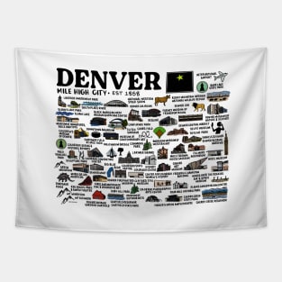 Denver Map Tapestry