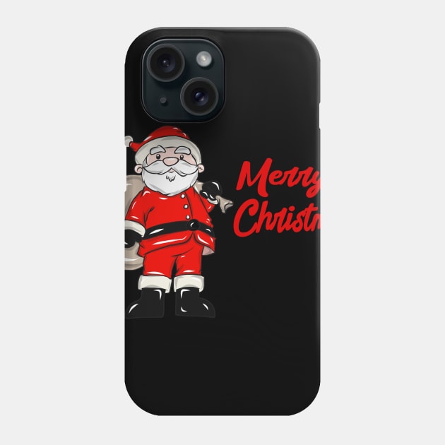 Merry Christmas Santa Claus Phone Case by LennartDesigns