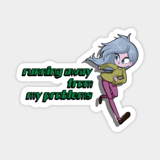 Running Away From My Problem Magnet