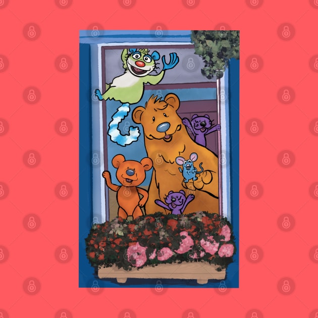 Bear in the Big Blue House by AmyNewBlue