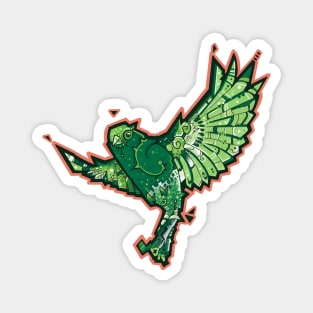 green bird Magnet