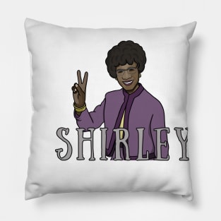 Shirley Chisholm Portrait Pillow