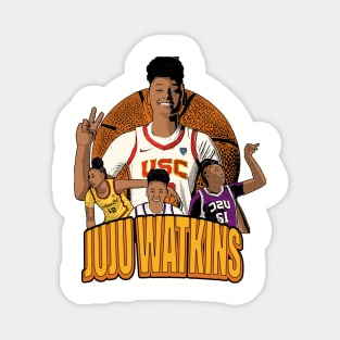 juju watkins bootleg comic style Magnet