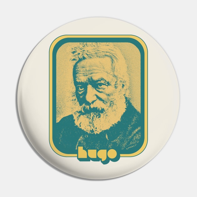 Victor Hugo /// Retro French Writer Fan Design Pin by DankFutura