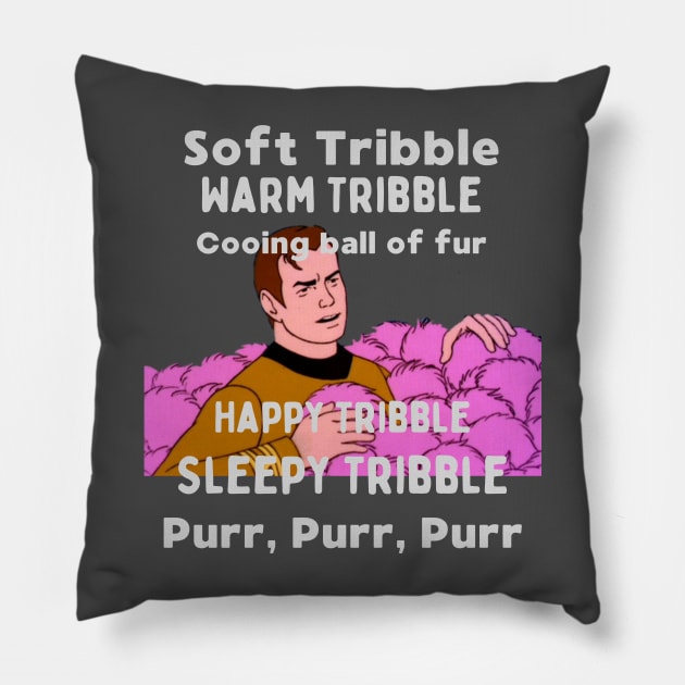 Soft Tribble, Warm Tribble Pillow by The Convergence Enigma