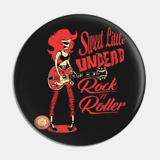 Sweet Little Undead Rock 'N' Roller Pin