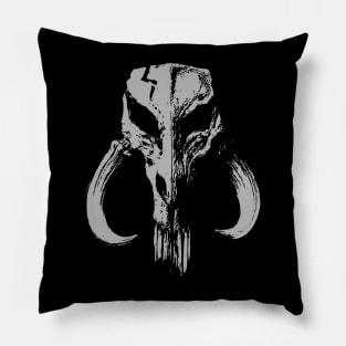 MYTHOSAUR SKULL (Grey) Pillow