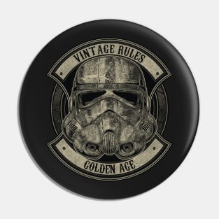 Vintage rules Pin