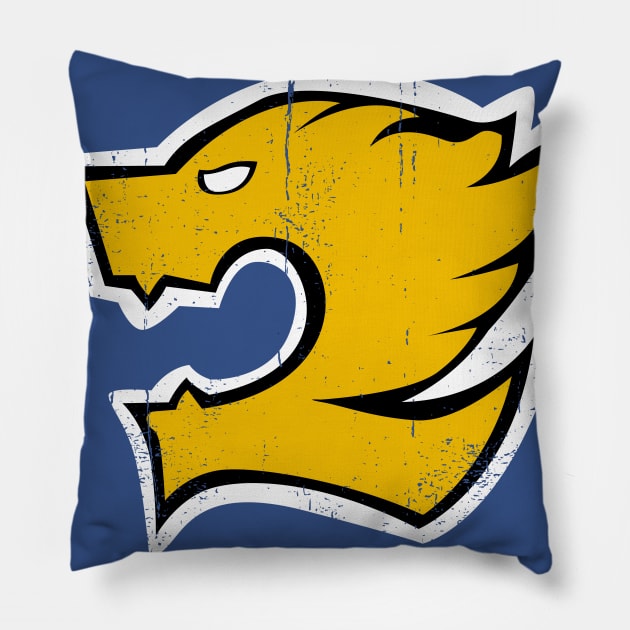 Series Blue Pillow by nickbeta