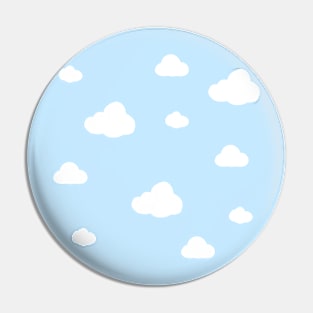 Cloud Pattern Pin