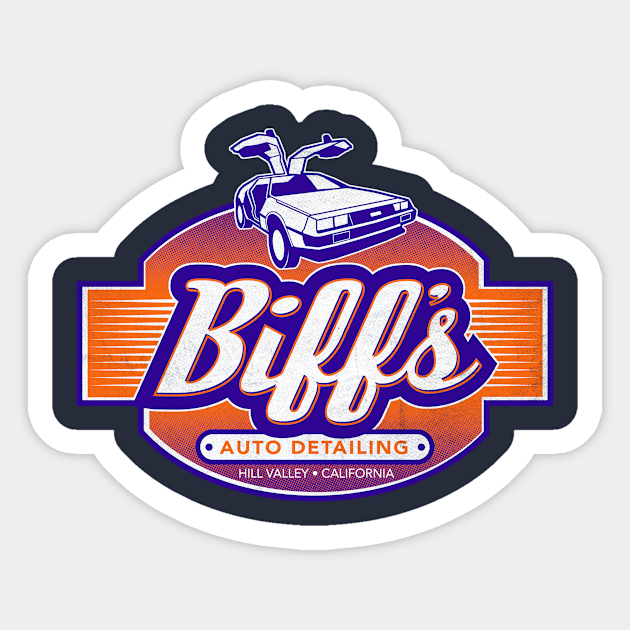 Biff's Auto Detailing - Back To The Future - Sticker