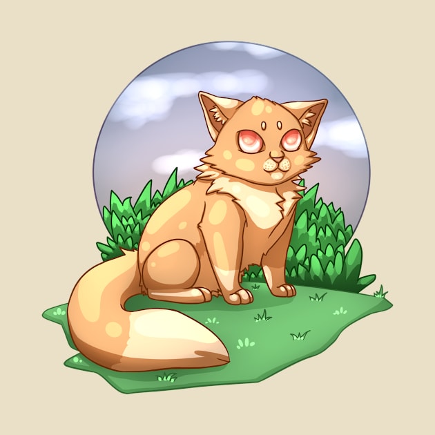 Cream cat by HEllRas