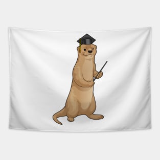 Otter Professor Cylinder Tapestry