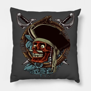 Pirate Skull Pillow