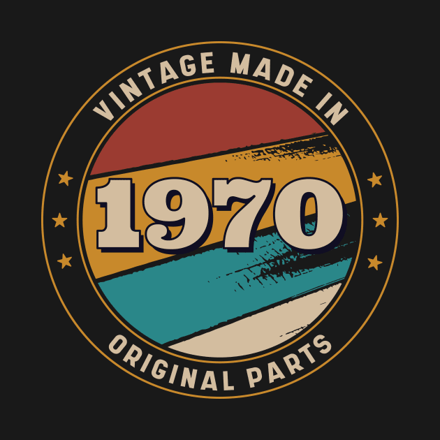 Vintage, Made in 1970 Retro Badge by SLAG_Creative