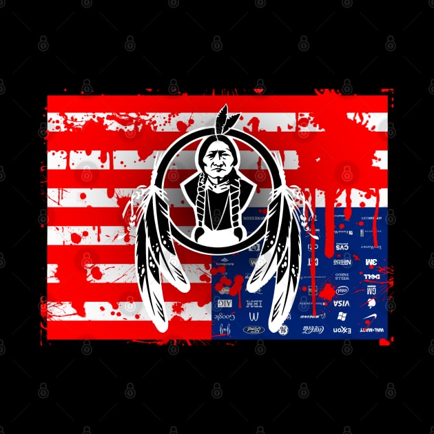 TATANKA - IYOTANKA 4 (Flag) by GardenOfNightmares