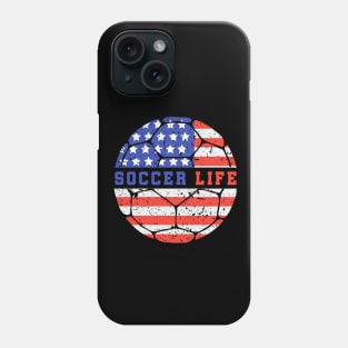 Usa Soccer Retro Phone Case