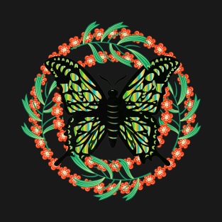 Butterfly Flowers T-Shirt