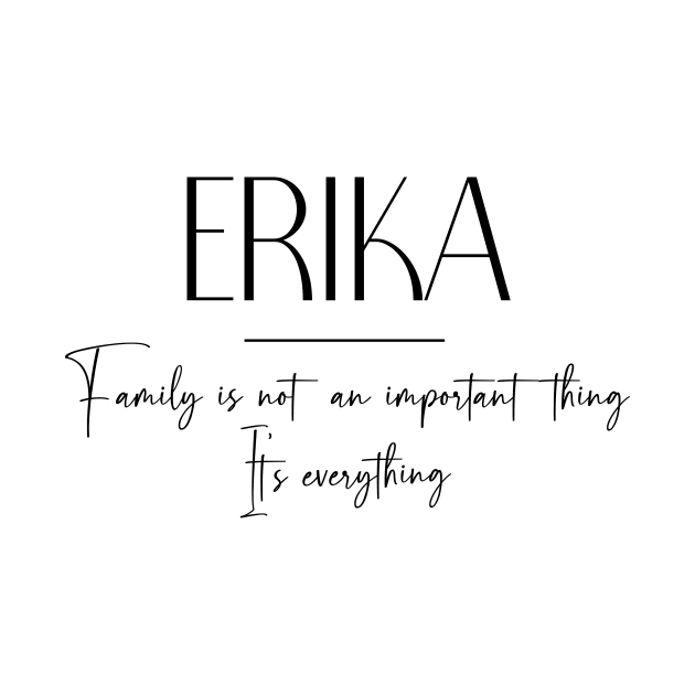 Erika Family, Erika Name, Erika Middle Name by Rashmicheal