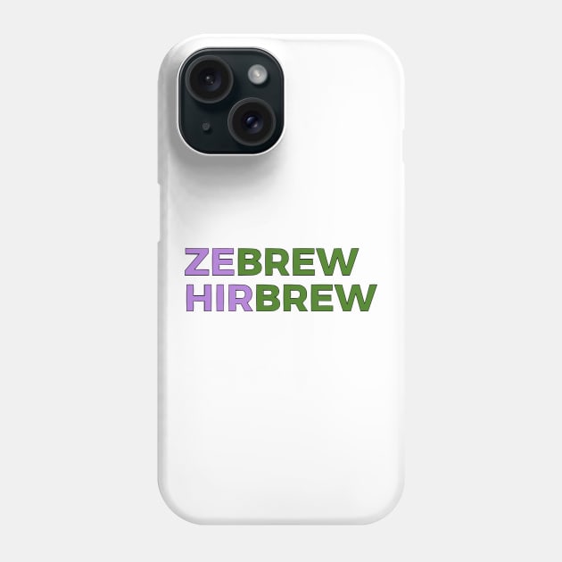 Zebrew/Hirbrew Phone Case by dikleyt