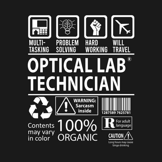 Optical Lab Technician - Multitasking by connieramonaa