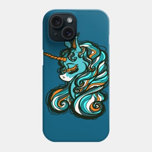 Miami Football Unicorn Phone Case