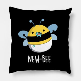 New Bee Funny Insect Bug Pun Pillow