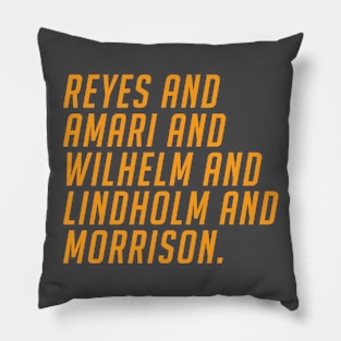 Overwatch Names Pillow