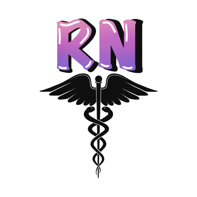 Registered Nurse Caduceus Symbol by JadesCanvas