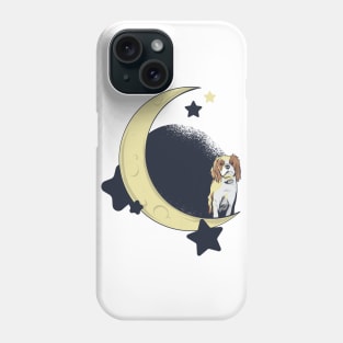 dog on the moon Phone Case