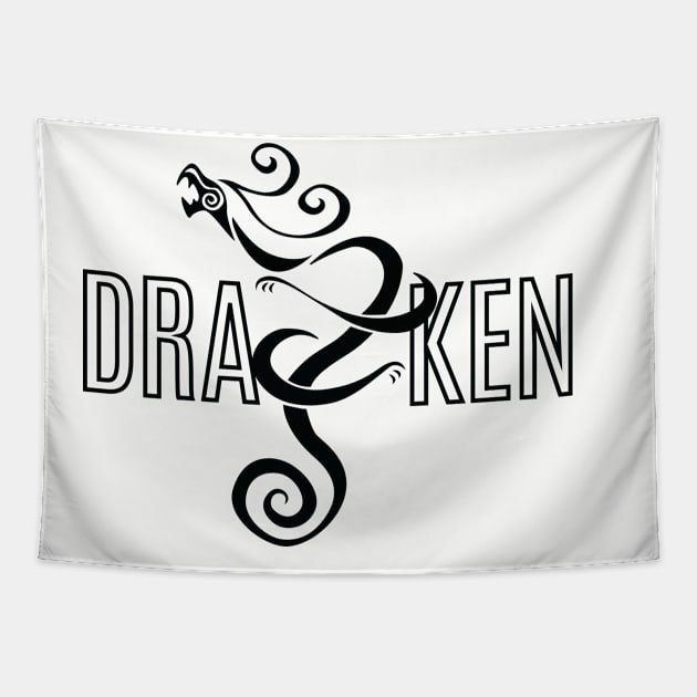 Draken Tattoo Tapestry by merch.x.wear