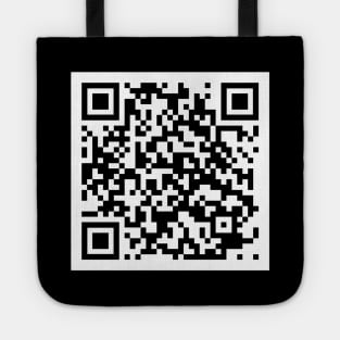 Never gonna give you up - QR code Tote