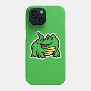 Crocodile Cartoon Animal Cartoon Island Phone Case