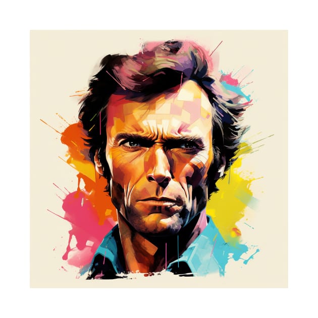 Eastwood Pop Art 1 by AstroRisq