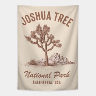 Joshua Tree Vintage Style Tapestry