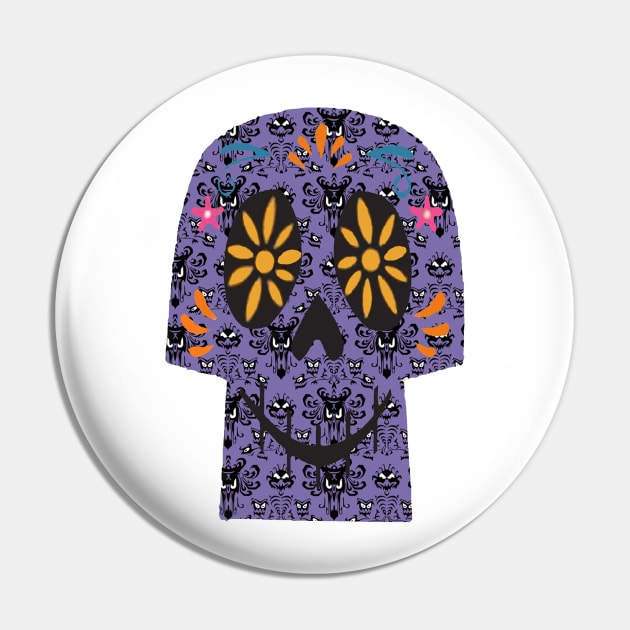 Coco Haunted Mansion Skull Pin by magicmirror