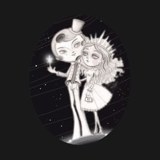 Moon man Romance with Lady Sun T-Shirt