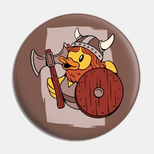 Viking Rubber Ducky Pin