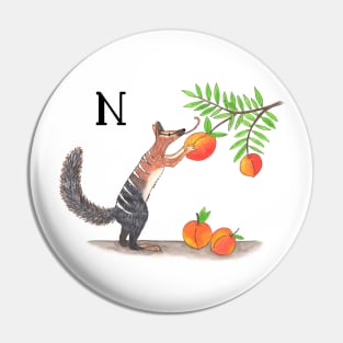 N is for Numbat Pin