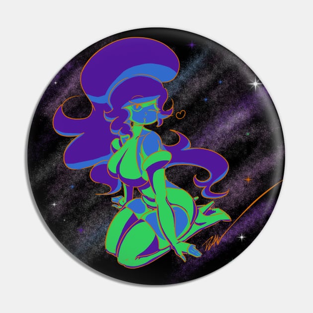 Psychedelic Estella Pin by TheFreakyHoodie