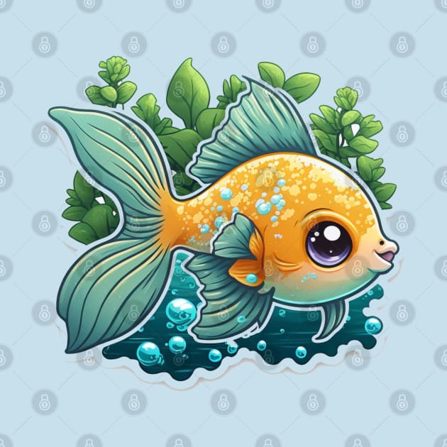 Cute Guppy Fish by Duke's