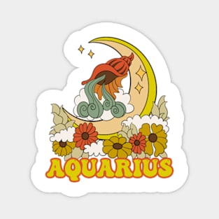 Aquarius Zodiac Magnet