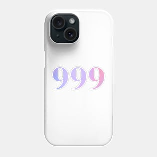 angel numbers 999 Phone Case