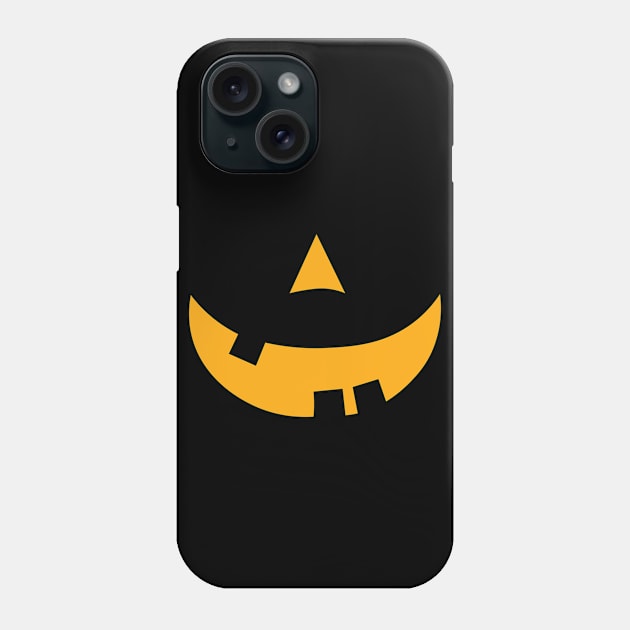 halloween pumpkin face Phone Case by BuzzTeeStore