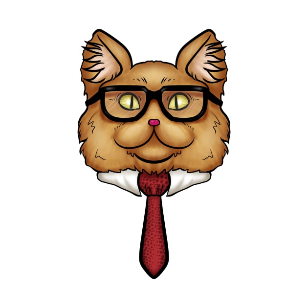 Business Cat by mooncakedraws