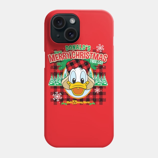 Merry Christmas Tree Lot Phone Case by Disney Parks Podcast