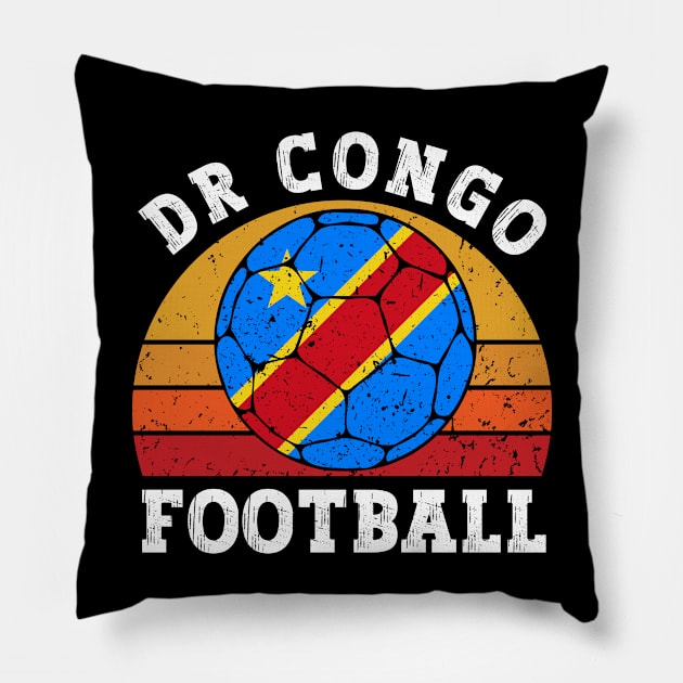 Dr Congo Football Pillow by footballomatic