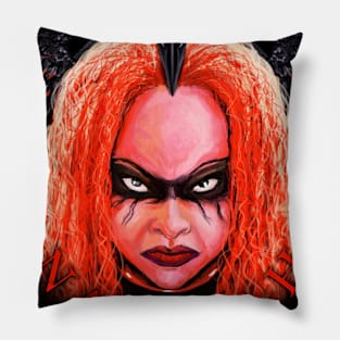 Creepy Raven Pillow